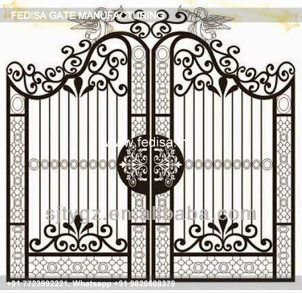 Iron Gate Design Safety Grill Gate Design For Main Door Main Wooden Gate Design Gate Slope Design