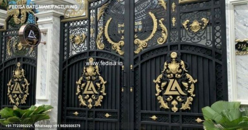 Iron Gate Design Sliding Gate Design Iron Darwaja Design Grill Compound Wall