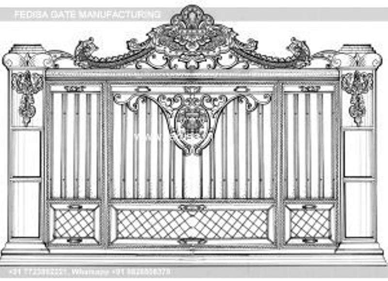 Iron Gate Design Safety Grill Gate Design For Main Door Main Gate Portico Design Gate Wall Color