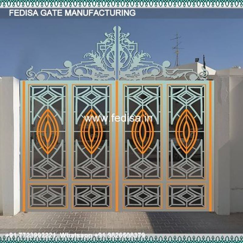 Gate Design Front Gate Design Main Gate Ventilation Design Single Gate Color