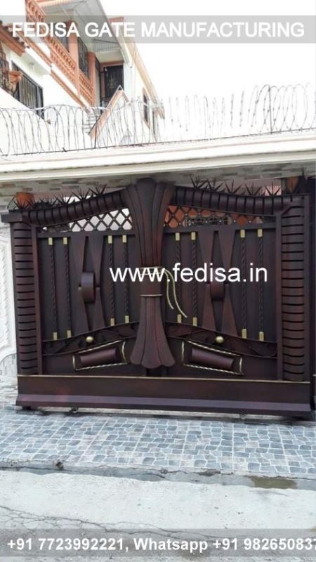 Iron Gate Design Front Gate Designs For Houses 16 Feet Iron Gate Design Big Steel Gate Design