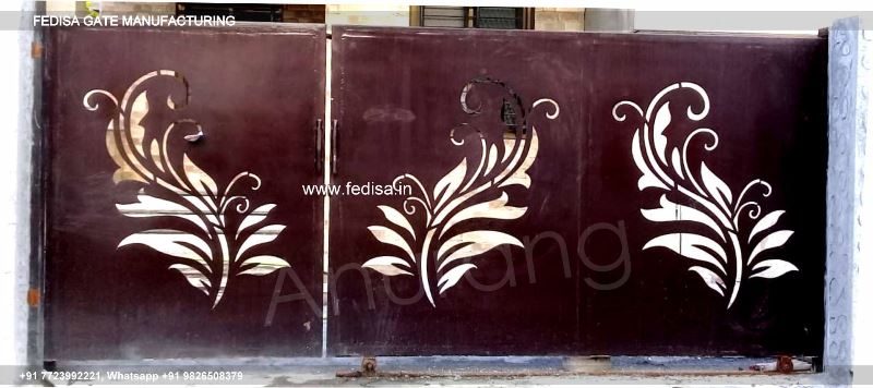 Iron Gate Design Sliding Gate Design Steel Gate Design With Glass Stainless Steel Gate Design