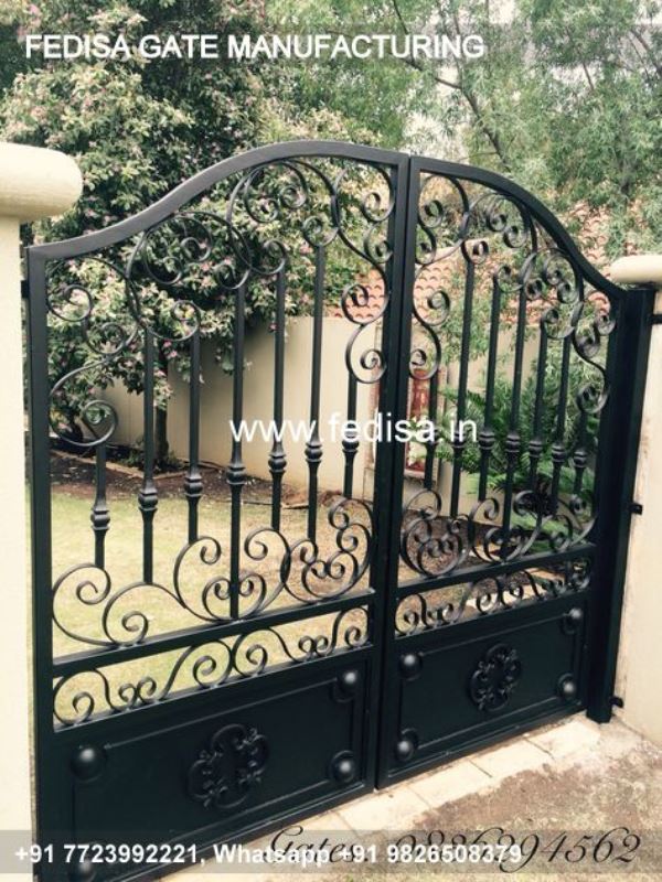 Iron Gate Design Sliding Gate Design Big Steel Gate Design Laser Cutting Gate Design