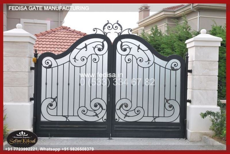 Iron Gate Design Simple Gate Design Ghar Ke Gate Ki Design 7 Feet Gate Design