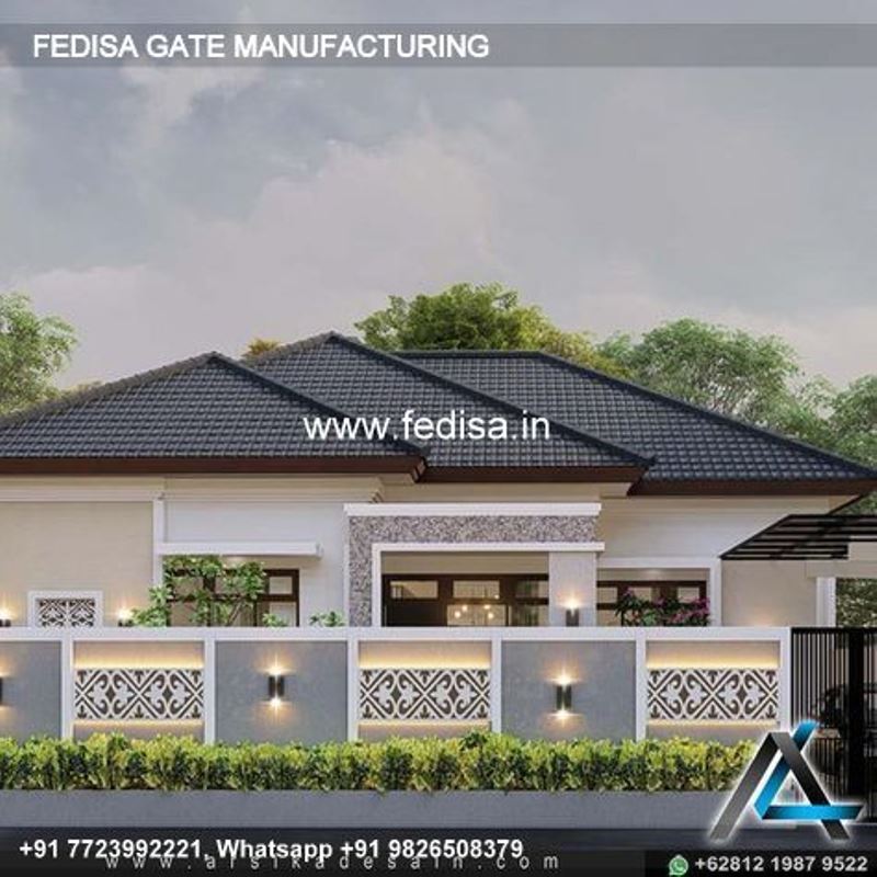 Iron Gate Design Simple Gate Design Village Home Gate Design Maharaja Gate Color Design