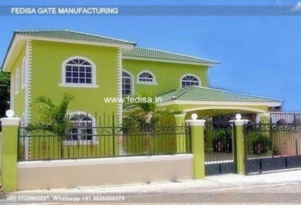 Iron Gate Design Sliding Gate Design Main Gate Door Design Steel Simple Boundary Wall Design With Gate
