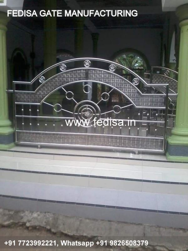 Gate Design Steel Gate Design Front Side Gate Design Pipe Gate Design Single Door