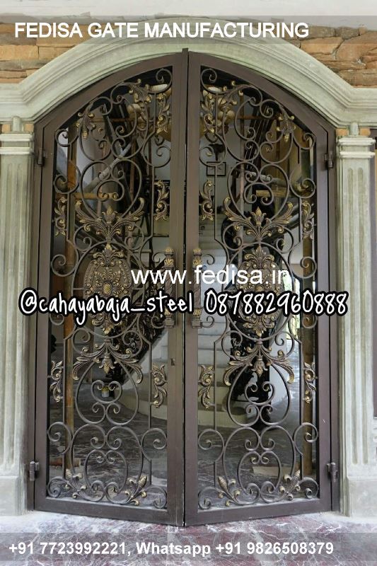 Iron Gate Design Sliding Gate Design 17 Ft Gate Design Steel Ke Darwaje Ke Design