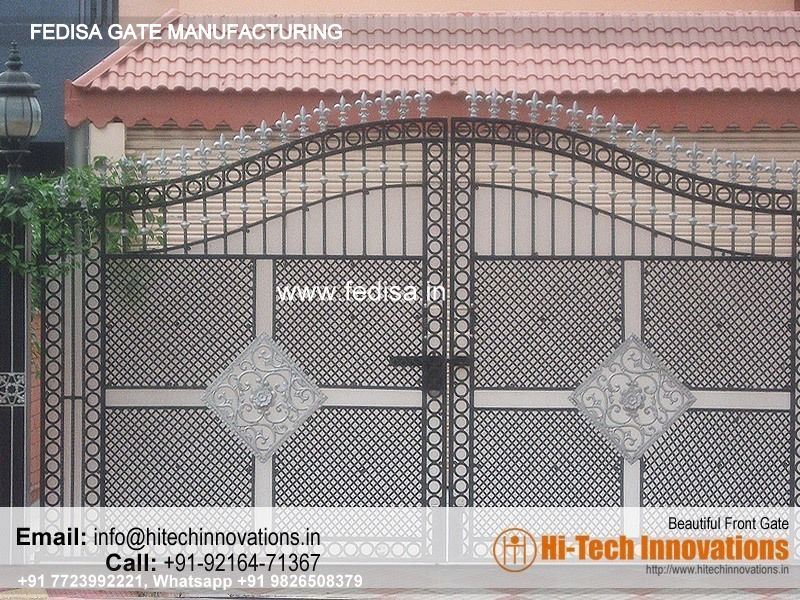 Iron Gate Design Simple Gate Design Safety Grill Gate For Main Door One Door Gate Design