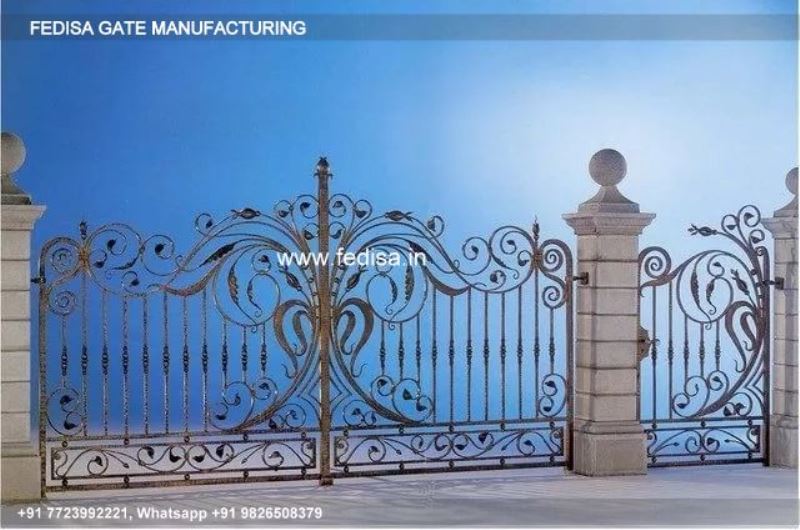 Gate Design Steel Gate Design Laser Cutting Design Grill Double Door Iron Gate Design
