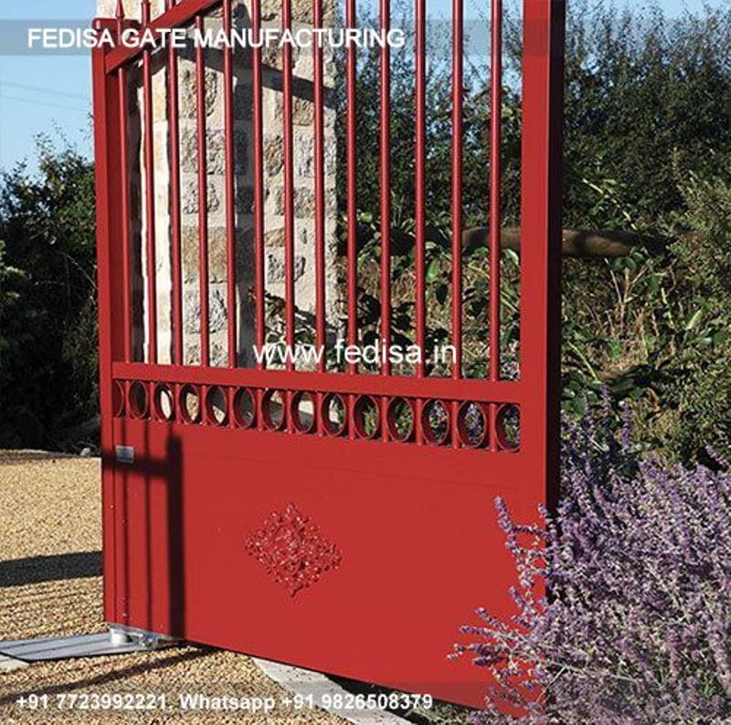 Gate Design Gate Color Modern Gate Design 2030 Angle Bar Gate Design