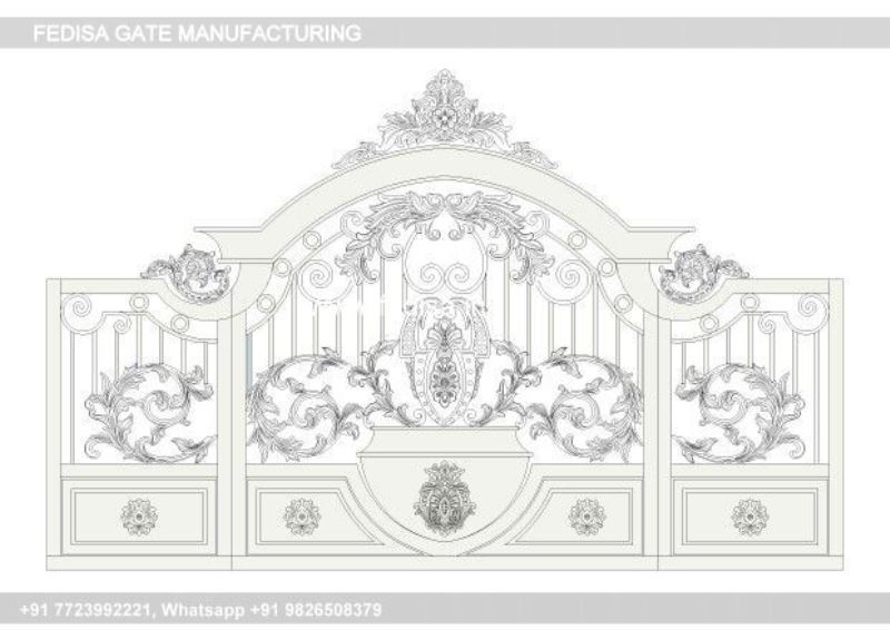 Iron Gate Design Sliding Gate Design Get Ki Dijain Royal Gate Design