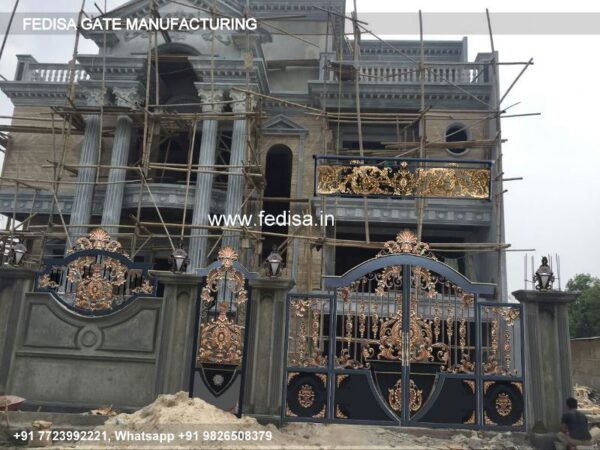 Main Gate Design Modern Gate Design Gi Pipe Gate Design Compound Wall Pillar Design