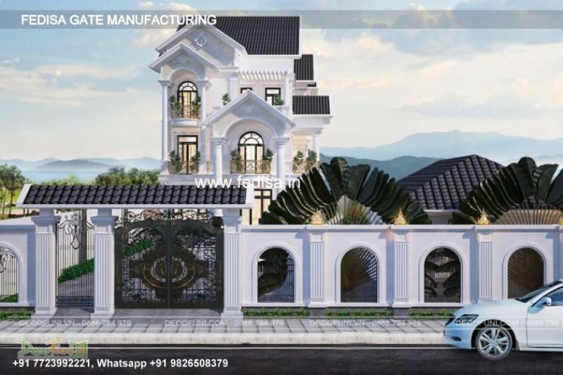 Iron Gate Design Sliding Gate Design Grill Fence Design Double Door Main Gate Design