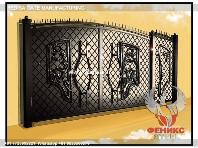 Gate Design Gate Color Tiles For Main Gate Pillars Boundary Gate Roof Design