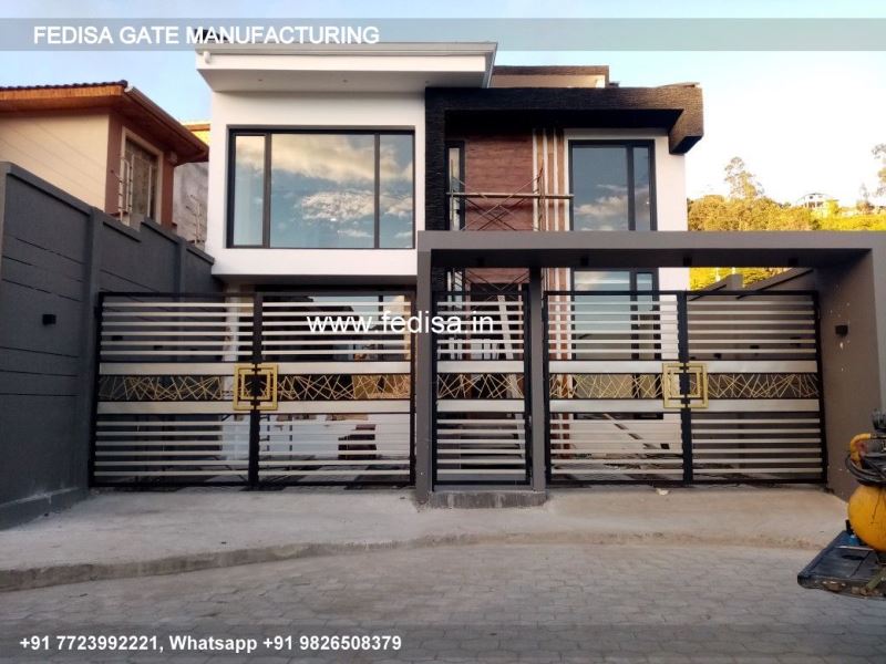 Iron Gate Design Simple Gate Design Modern Front Wall And Gate Designs Simple Boundary Gate Design
