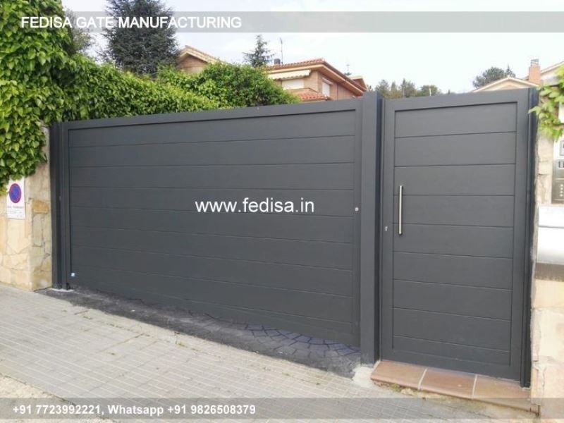 Iron Gate Design Sliding Gate Design 17 Feet Main Gate Design Pipe Gate Design Iron