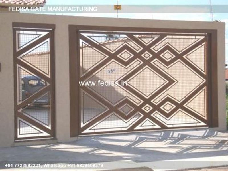 Iron Gate Design Sliding Gate Design Boundary Main Gate Steel Grill Gate Design For Main Door