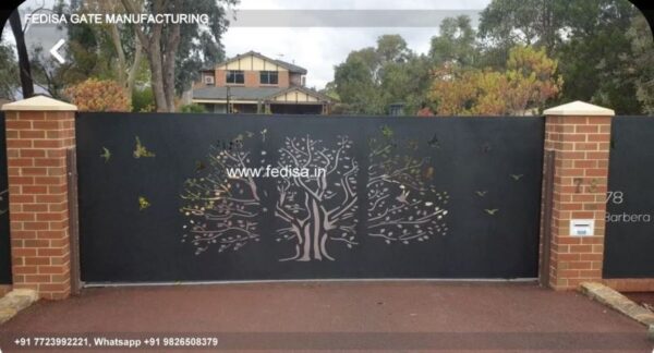Gate Design Steel Gate Design Iron Main Gate Color Laser Cutting Main Gate