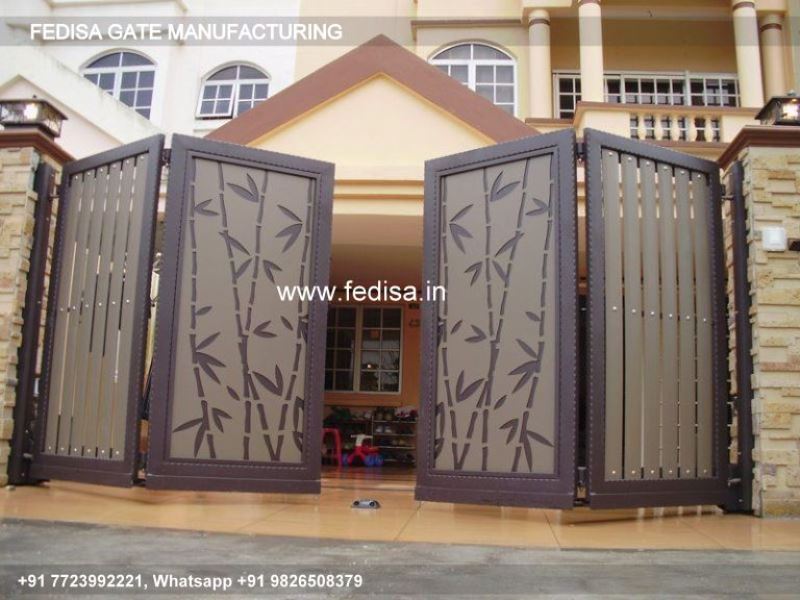 Iron Gate Design Sliding Gate Design Steel Iron Mix Gate Design Wood Gate Design Room