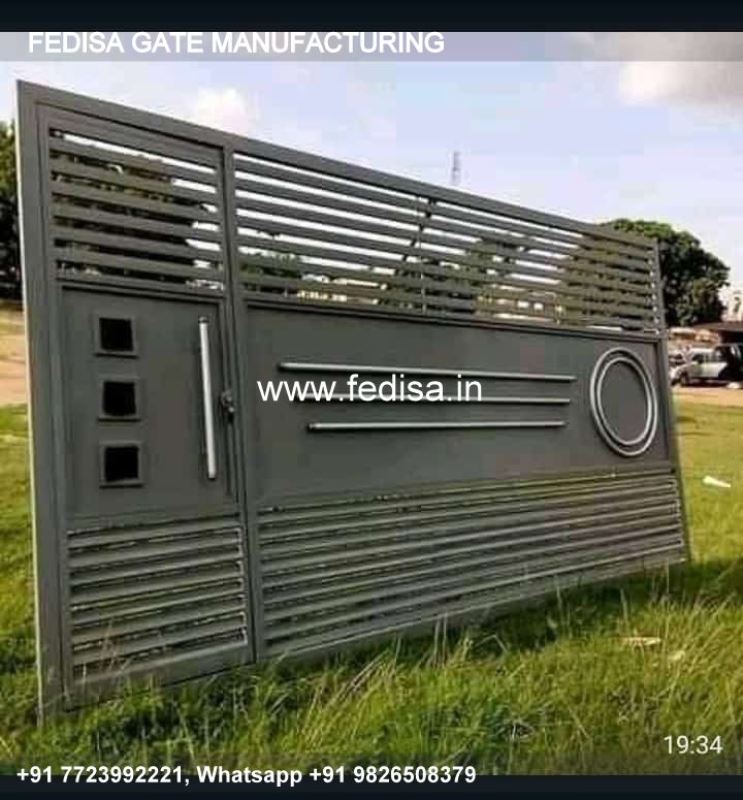 Iron Gate Design Safety Grill Gate Design For Main Door Stylish Main Gate Design Gate Design With Boundary Wall