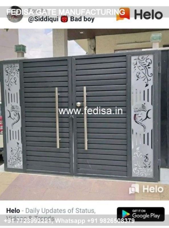 Gate Design Grill Gate Design Rcc Main Gate Design Lohe Ke Pipe Gate