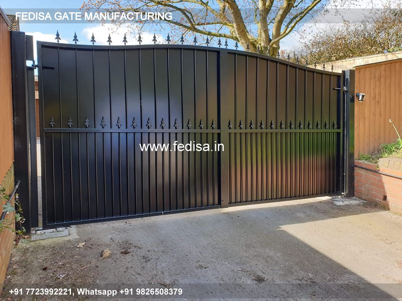 Gate Design Steel Gate Design Lohe Ke Pipe Wale Gate Double Sliding Gate Design