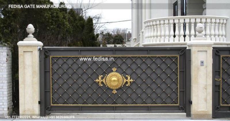 Main Gate Design Gate Design For Home Stainless Steel 304 Main Gate Design Round Pipe Gate Design