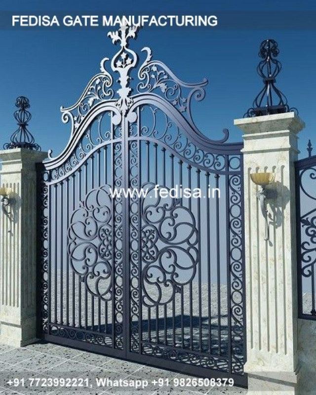 Main Gate Design Gate Design For Home Gate Design Flower Iron Square Pipe Gate Design