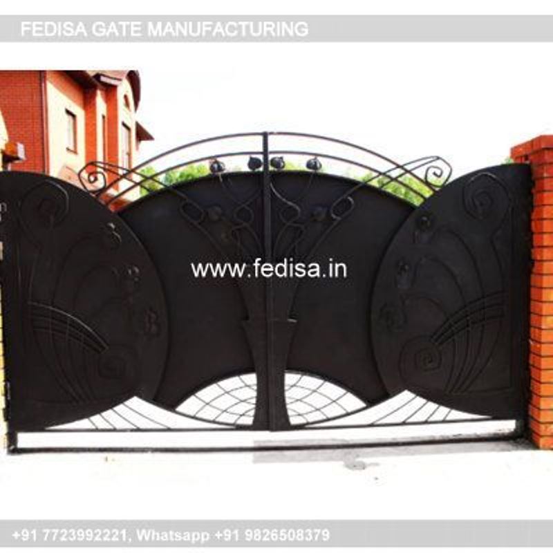 Iron Gate Design Simple Gate Design Front Gate Shade Design Silver Color Gate Design