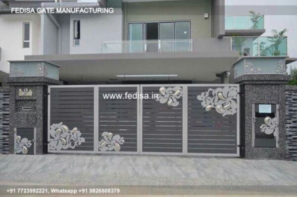 Iron Gate Design Safety Grill Gate Design For Main Door Unka Gate Design Double Palla Gate