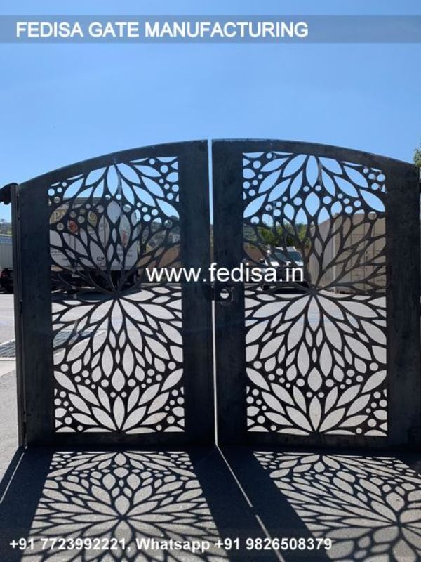 Main Gate Design House Gate Design Square Tubing Fence Designs Channel Gate Design