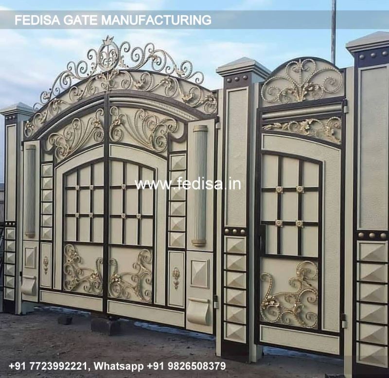 Iron Gate Design Safety Grill Gate Design For Main Door Main Gate Pillar Tiles Design Dwar Gate Design