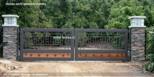 Main Gate Design House Gate Design Compound Wall Gate Pillar Design Wall And Gate Design