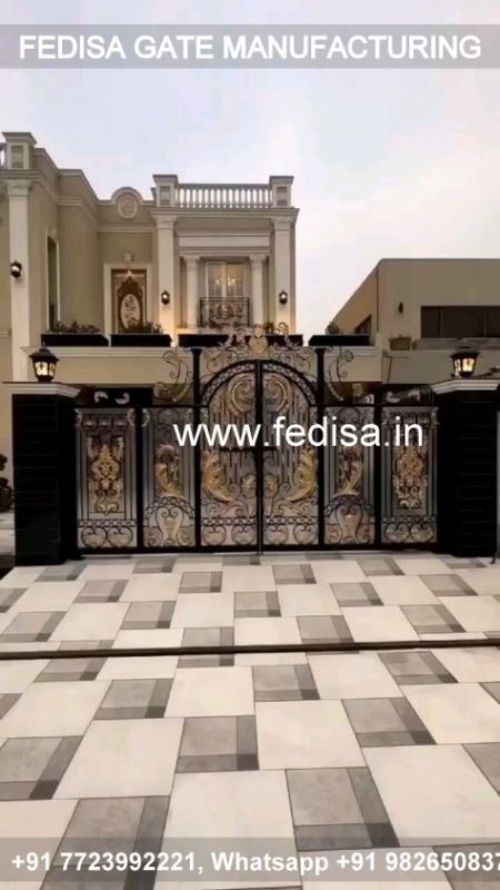 Iron Gate Design Sliding Gate Design Front Steel Gate Design Maharaja Gate Price