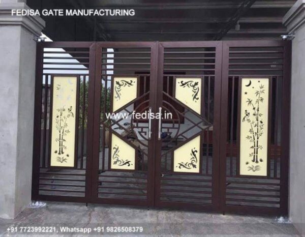 Gate Design Gate Color Boundary Wall Steel Grill Design 6 Fold Gate Design