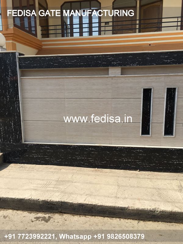 Iron Gate Design Sliding Gate Design Lakdi Ka Gate Un Ka Parda Design