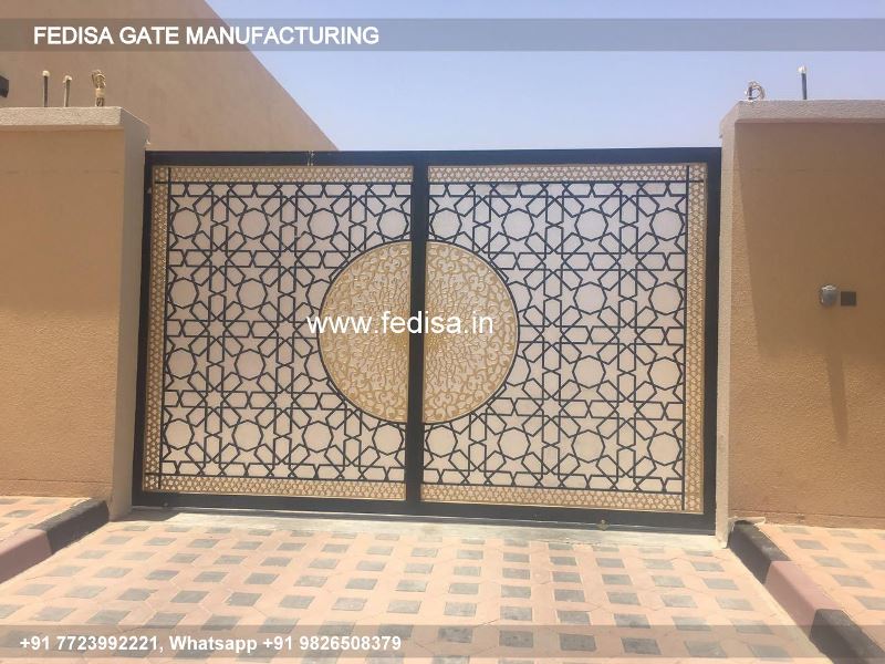 Iron Gate Design Simple Gate Design Single Gate Design For House Steel Iron Mix Gate Design