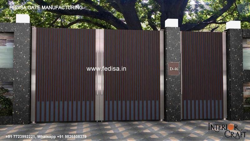 Main Gate Design Main Gate Design 4156 Sliding Gate Simple Design House Gate Color Paint