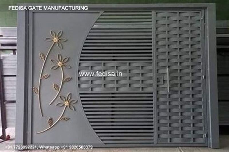 Gate Design Gate Color Main Gate Design Steel 2032 Flat Entry Gate Design