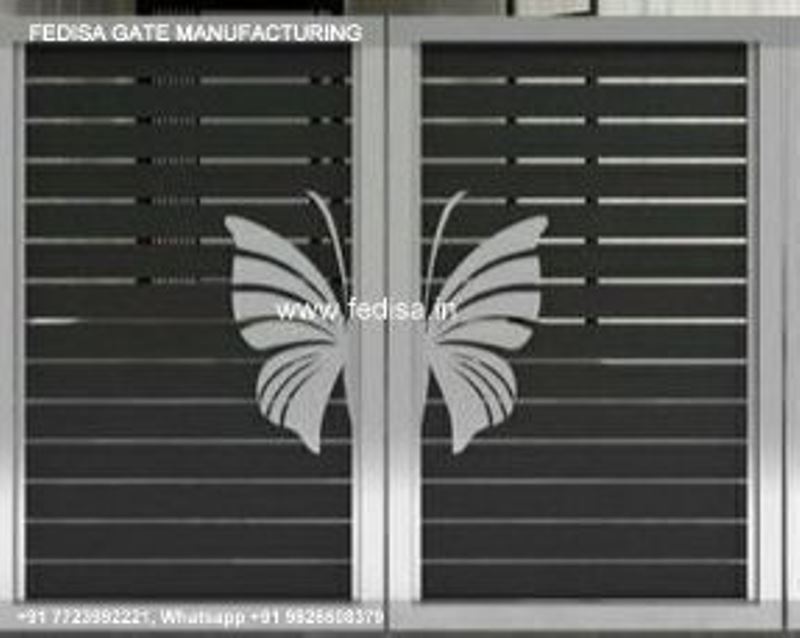Iron Gate Design Sliding Gate Design Main Gate Concrete Design Modern Entry Gate