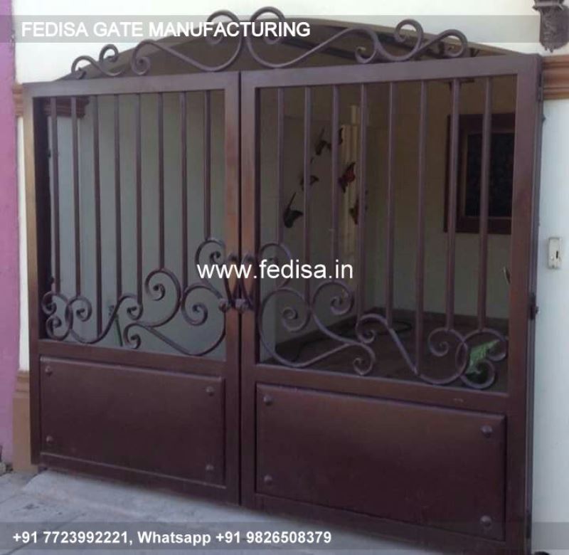Gate Design Steel Gate Design Double Sliding Gate Design Entrance Gate Color