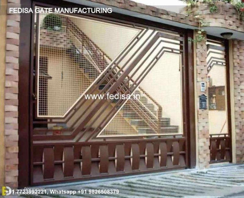 Gate Design Gate Color Design Of Steel Gate Of House Iron Compound Wall