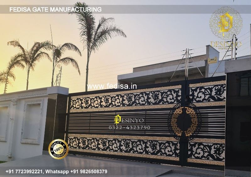 Gate Design Gate Color Iron Boundary Gate Main Gate With Mini Gate