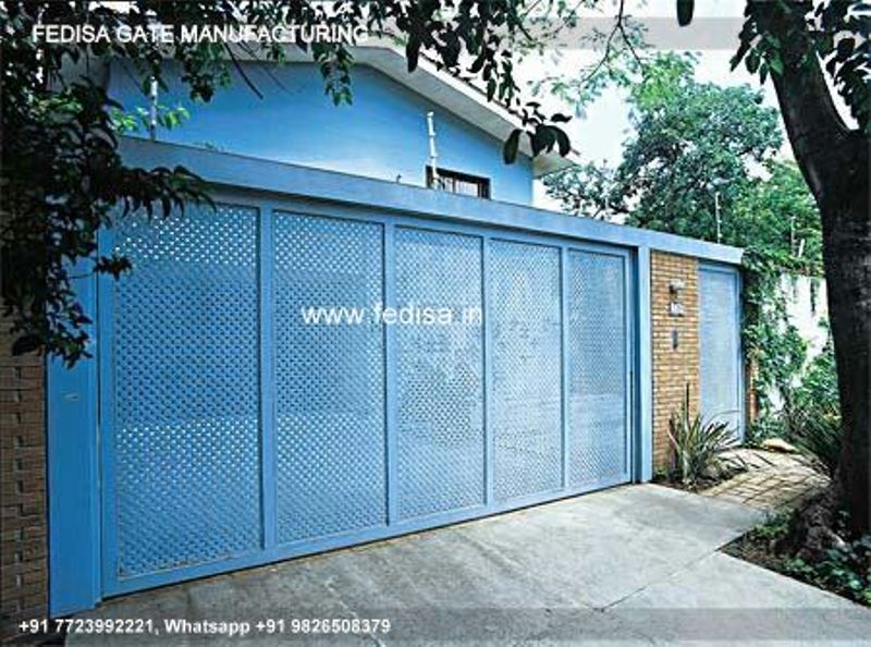 Iron Gate Design Sliding Gate Design Front Gate Cement Design Home Front Gate Color