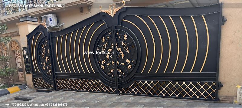 Iron Gate Design Simple Gate Design Lohe Ka Get Design One Side Iron Gate Design