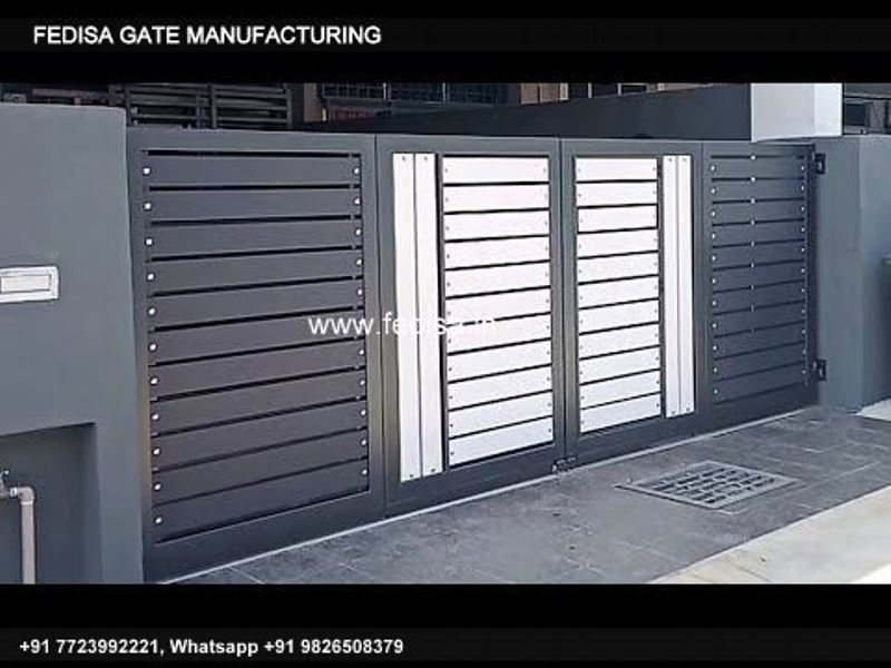 Iron Gate Design Sliding Gate Design Double Door Front Gate Design Front Gate Design Iron