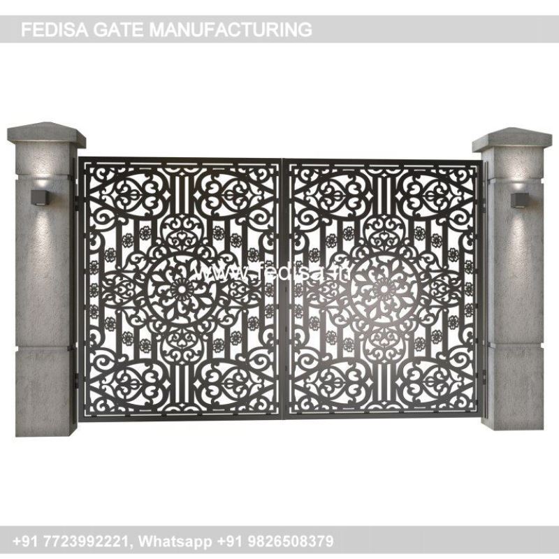 Main Gate Design Modern Gate Design 18 Feet Gate Design Wooden Gate Color