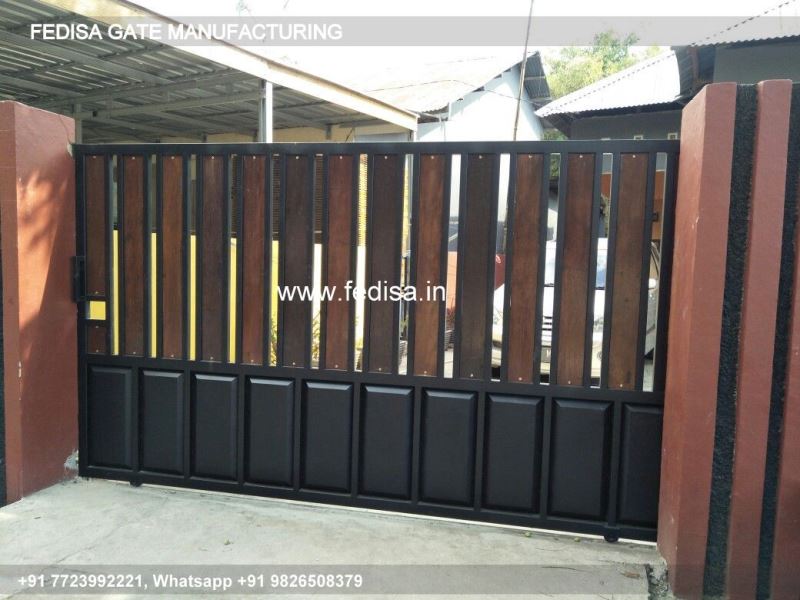 Iron Gate Design Sliding Gate Design Compound Wall Gate Price Steel Get Dijain