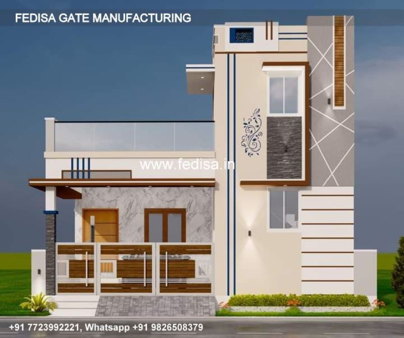Main Gate Design House Gate Design Curved Gate Design Aluminum Main Gate Price